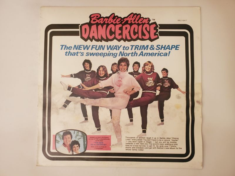 Barbie Allen Dancercise vinyl record